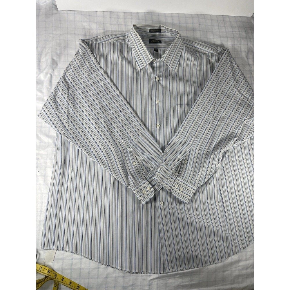 Arrow Men's Wrinkle-Free Dress Shirt | XXL (18-18.5) 34/35